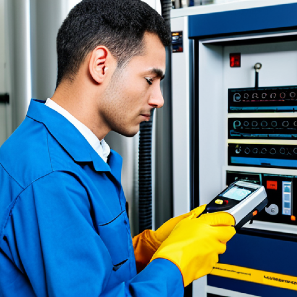 **
"A mechanical engineer, fully clothed in a professional work uniform, meticulously calibrating a pressure sensor attached to a gas compression testing apparatus in a modern laboratory. The scene is well-lit with visible data displays and safety signage. Perfect anatomy, correct proportions, natural pose, well-formed hands, proper finger count. Safe for work, appropriate content, professional, family-friendly."
**