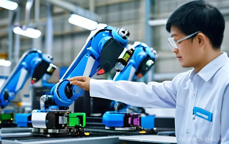 기계공학 기계학습과자동화 - **Prompt 1: The Evolution of Vietnamese Manufacturing**
    "A compelling split-scene image illustra...