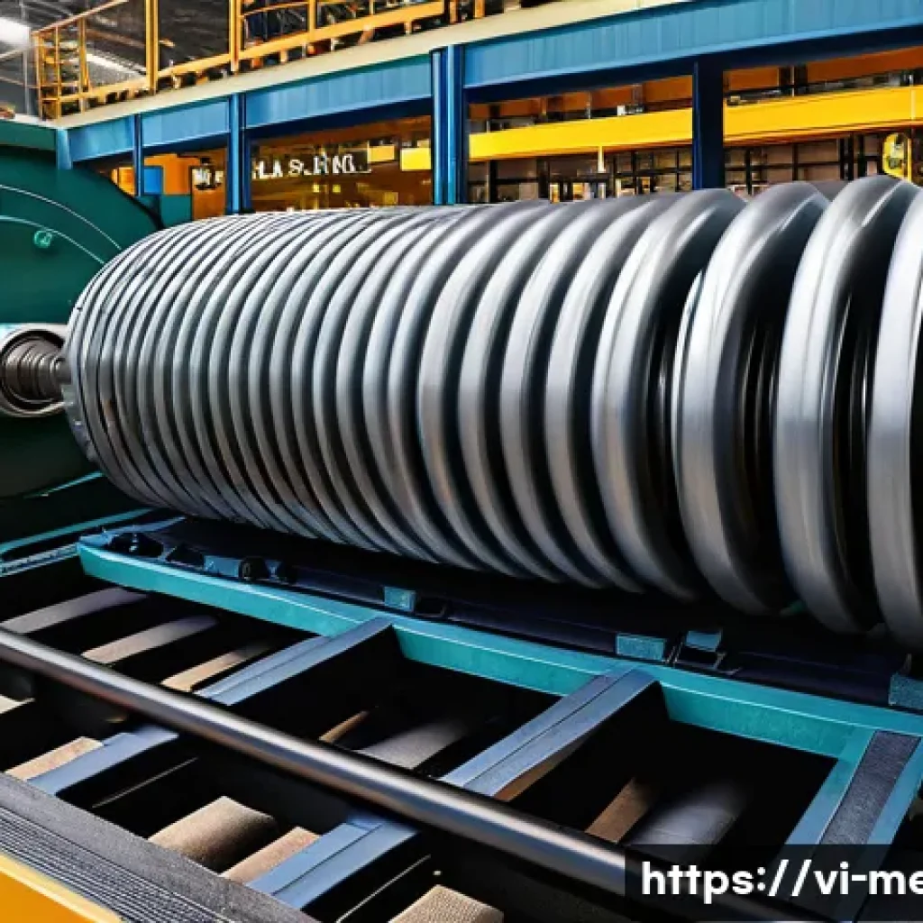 기계공학 기계진동 - A detailed cross-sectional illustration of a mechanical spring system undergoing free vibration, sho...